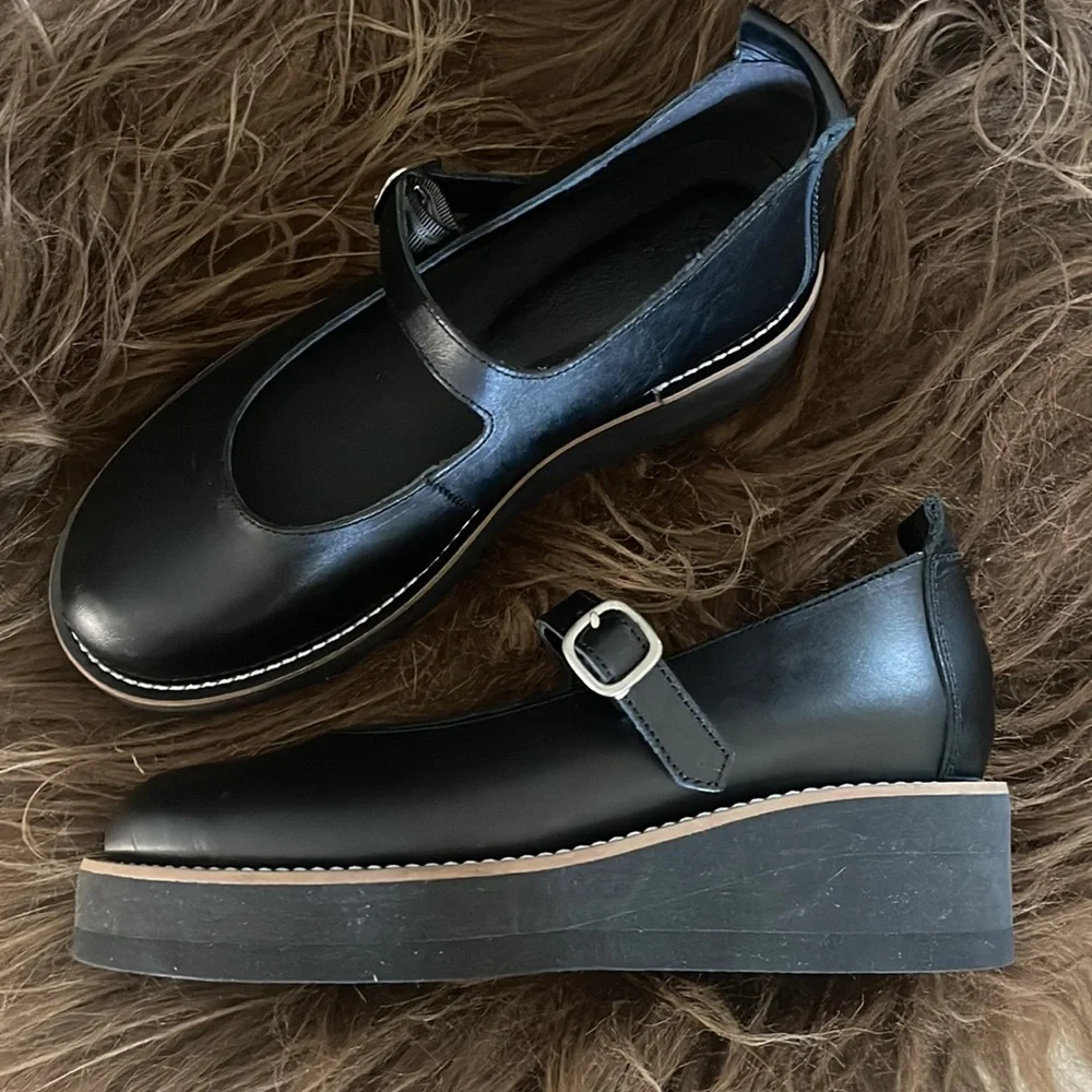 Y's Yohji Yamamoto Platform Mary Jane Oxfords